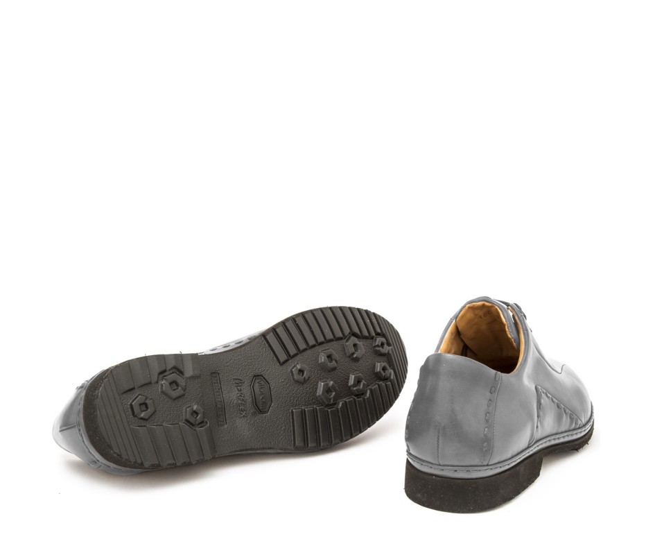 Pakerson DERBY BOLGHERI PELLE GRIGIO SMOG In Linea