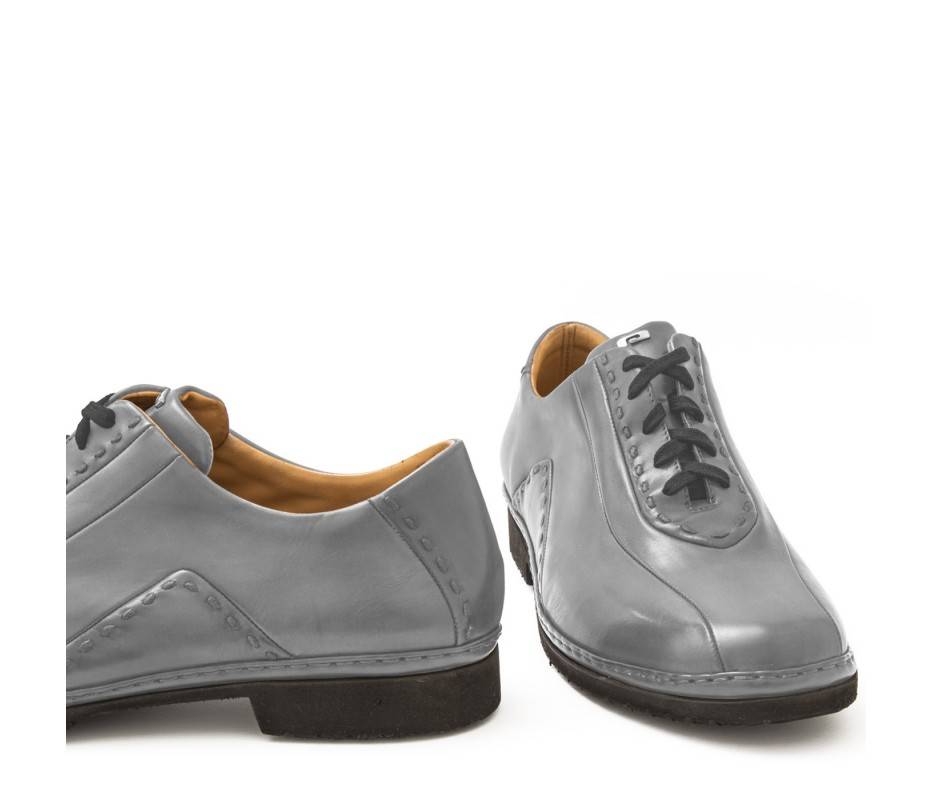 Pakerson DERBY BOLGHERI PELLE GRIGIO SMOG In Linea
