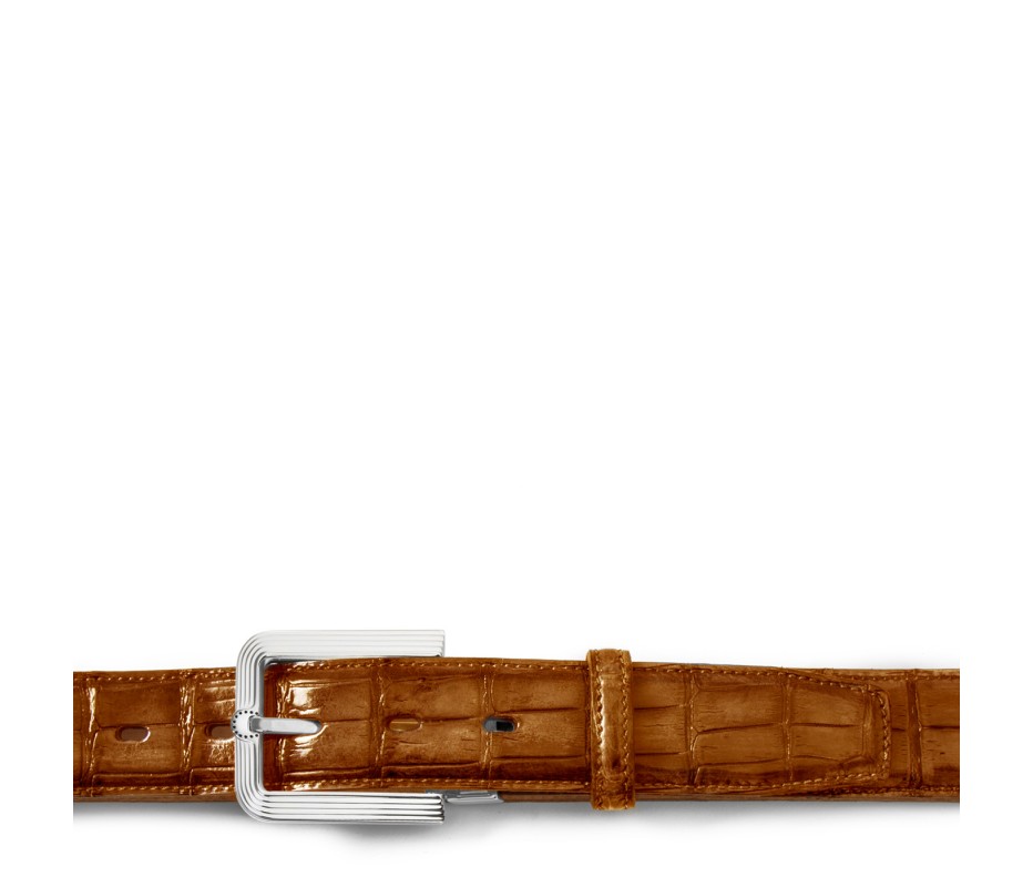 Pakerson FIBBIA FIESOLE ALLIGATORE MARRONE WOOD Acquista Ora