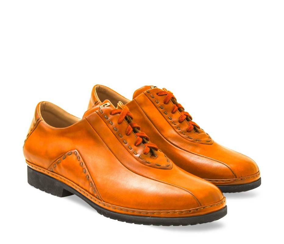 Pakerson DERBY BOLGHERI PELLE ARANCIO Prezzo Ridotto