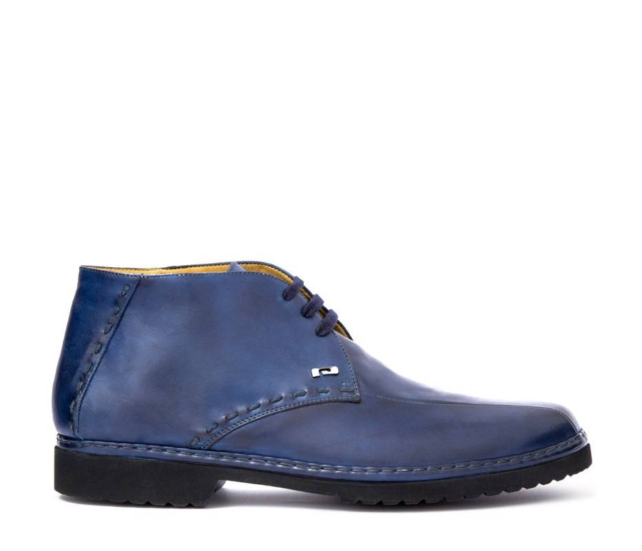 Pakerson POLACCHINO GREVE PELLE BLU NAVY Online