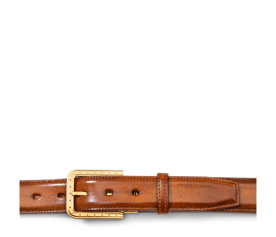 Pakerson FIBBIA RIPA PELLE MARRONE WOOD Prezzo di fabbrica