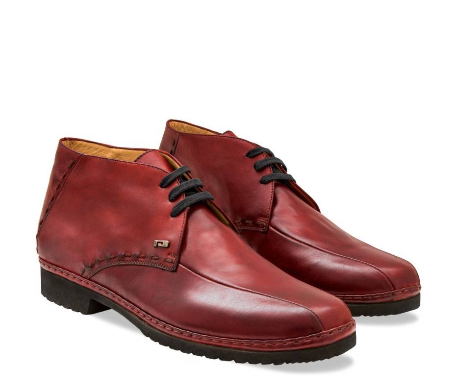Pakerson POLACCHINO GREVE PELLE ROSSO BORDEAUX Vendite Flash