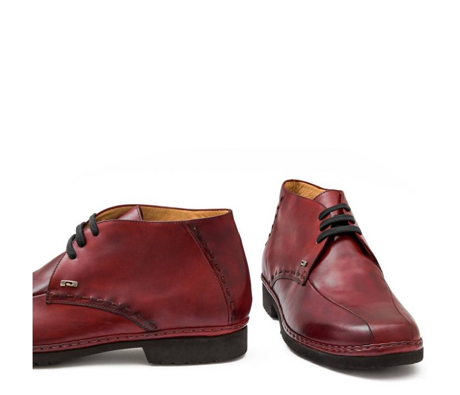 Pakerson POLACCHINO GREVE PELLE ROSSO BORDEAUX Vendite Flash