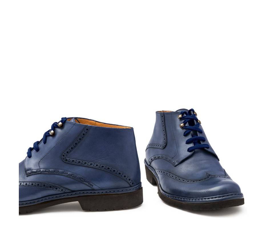 Pakerson POLACCHINO CERTALDO PELLE BLU NAVY Negozi Online