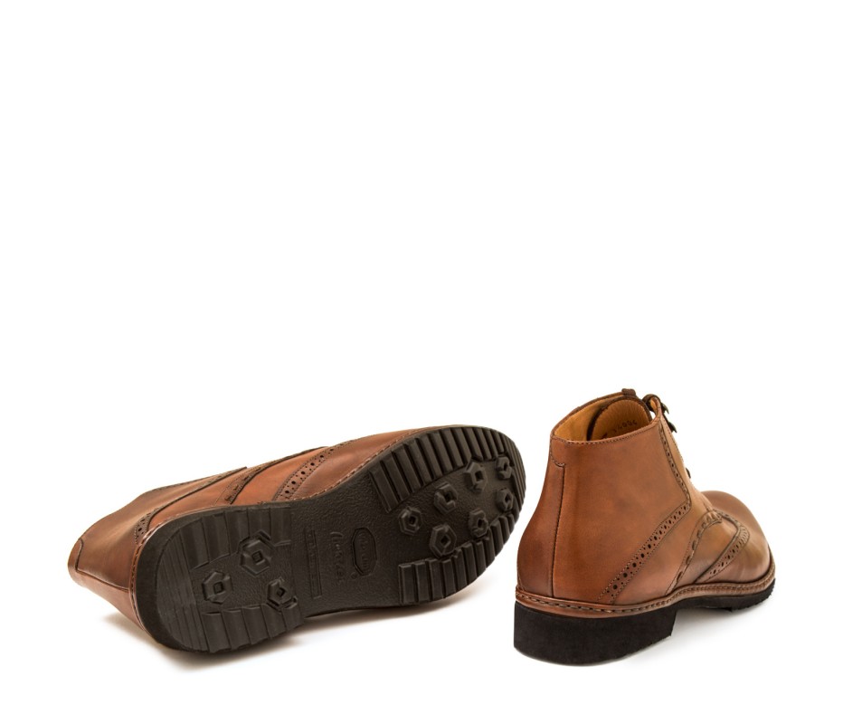 Pakerson POLACCHINO CERTALDO PELLE MARRONE TAN Fino Al -60%