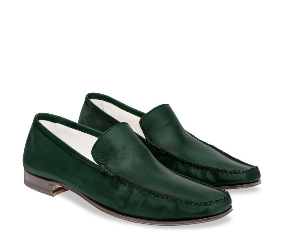 Pakerson MOCASSINO CERRETO PELLE VERDE INTENSO Hotsell