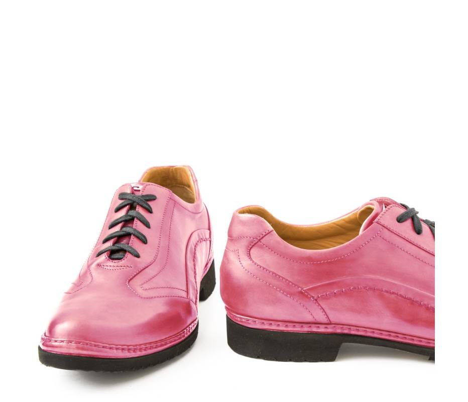 Pakerson DERBY PIENZA PELLE ROSA Vendite Flash