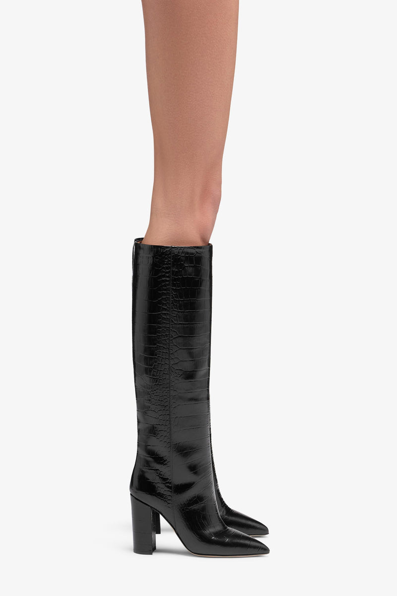 Paris Texas Block Heel Boot Italy
