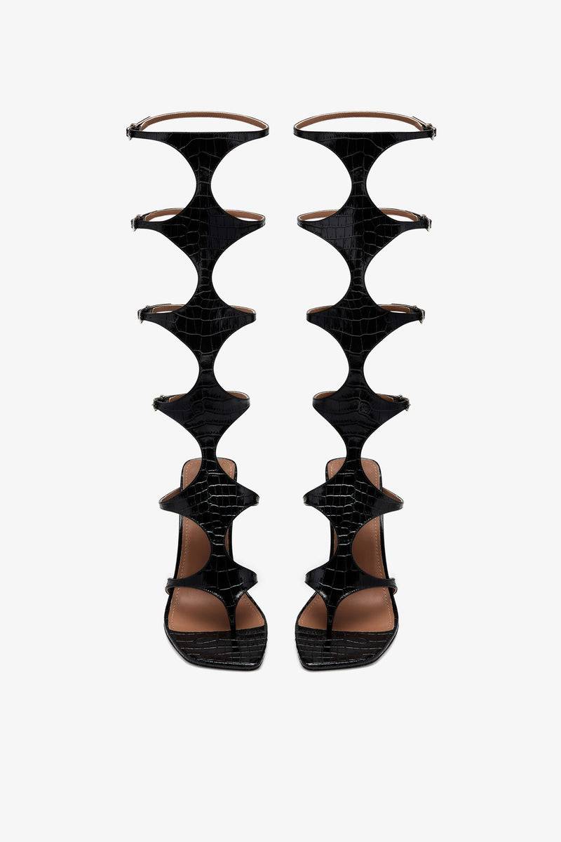 Paris Texas Uma Knee High Sandal Negozi Online