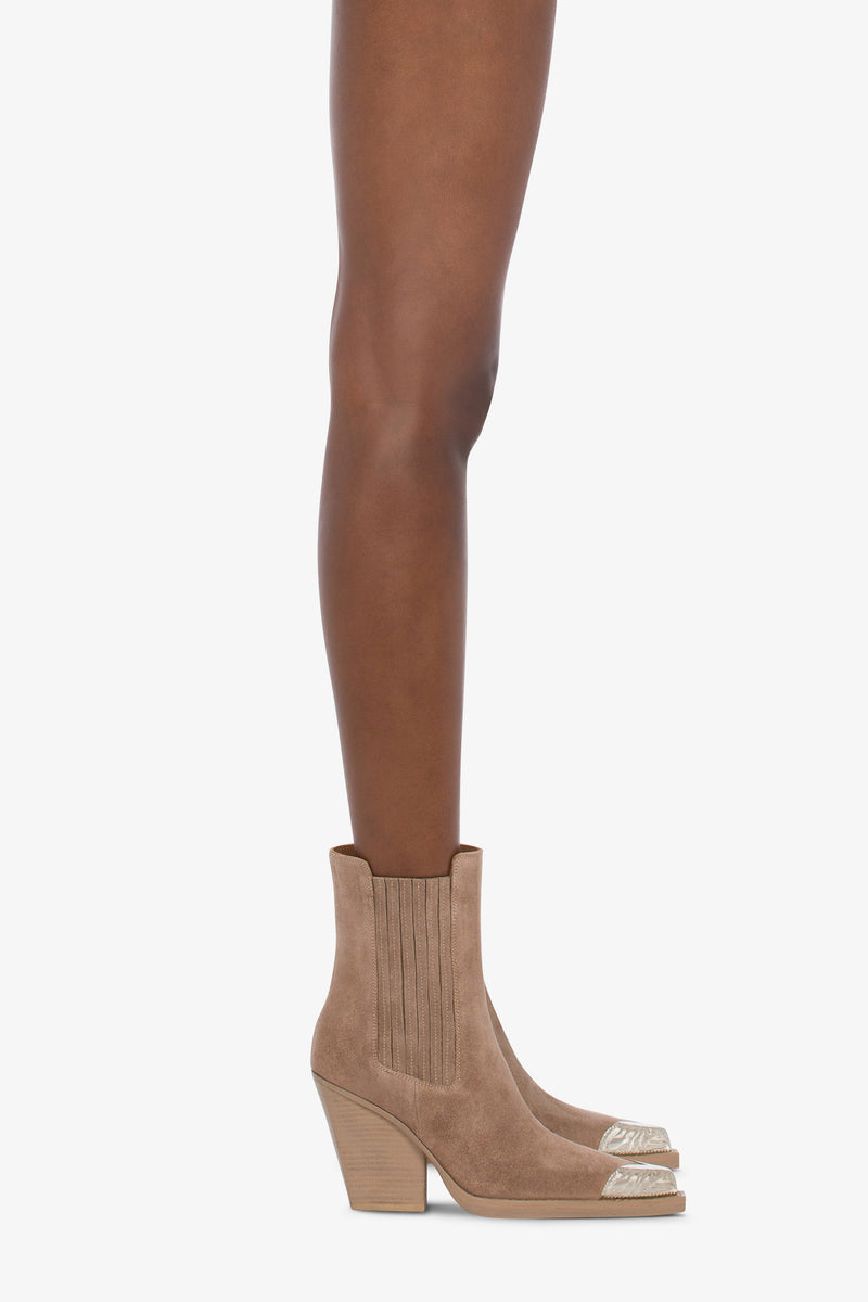 Paris Texas DALLAS EMBELLISHED TOE ANKLE BOOT Qualità Garantita