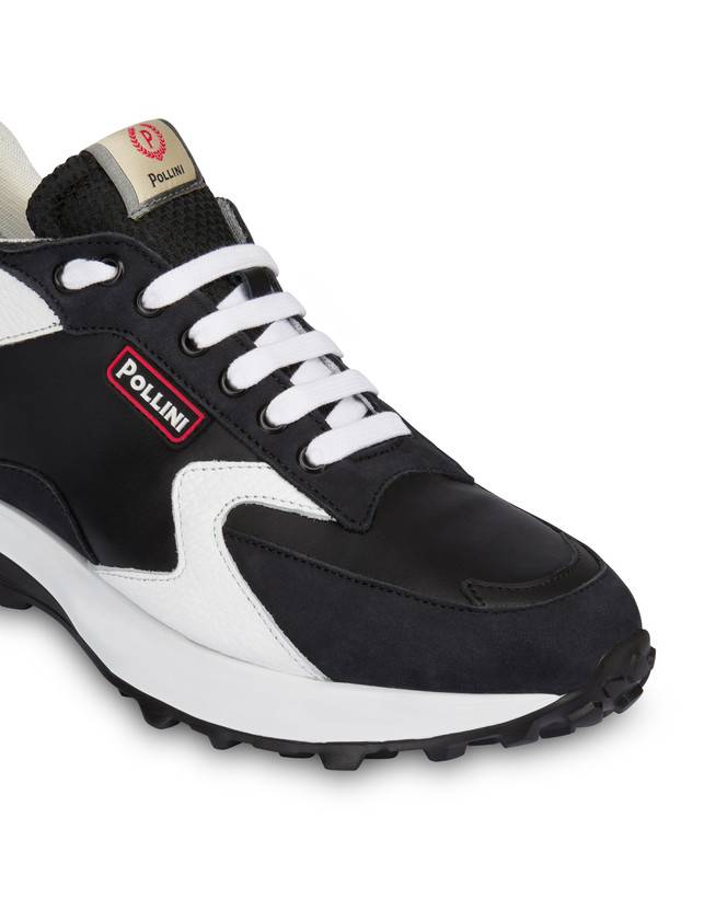 ﻿Pollini Sneakers Con Suola Chunky Bold Running Nero/nero/bianco/nero/senape Pezzi Unici
