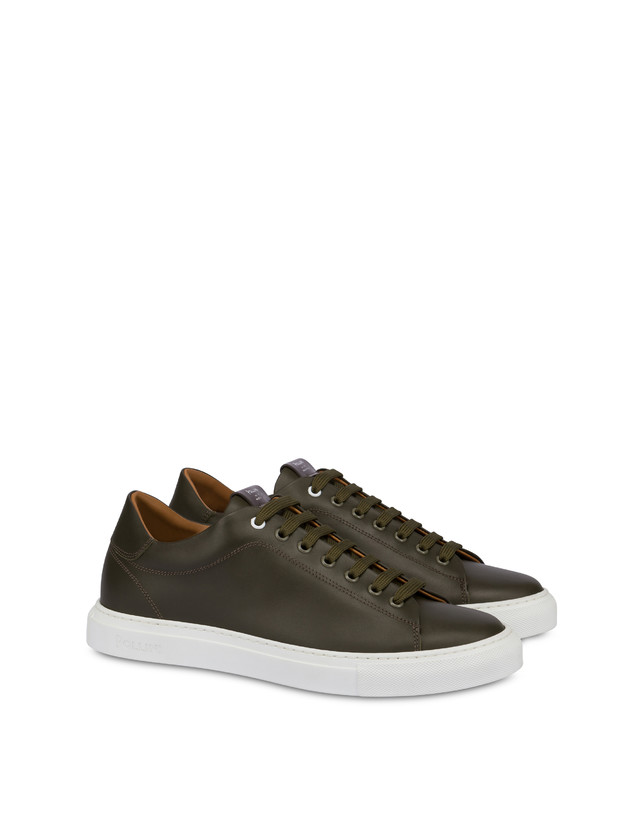 Pollini Sneakers In Vitello Tennis Club Militare Soddisfazione Garantita