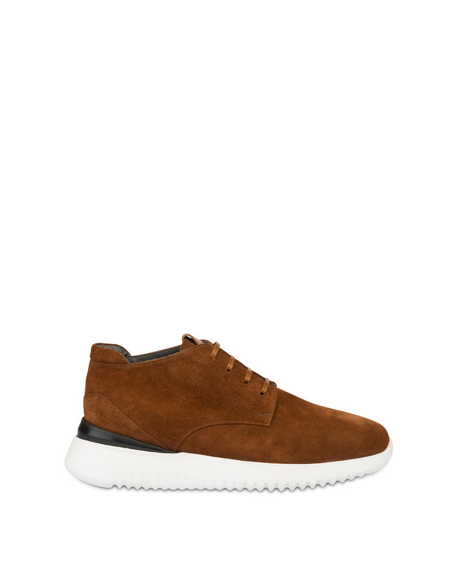Pollini Desert Boot In Crosta Norfolk Cuoio Fino Al -60%