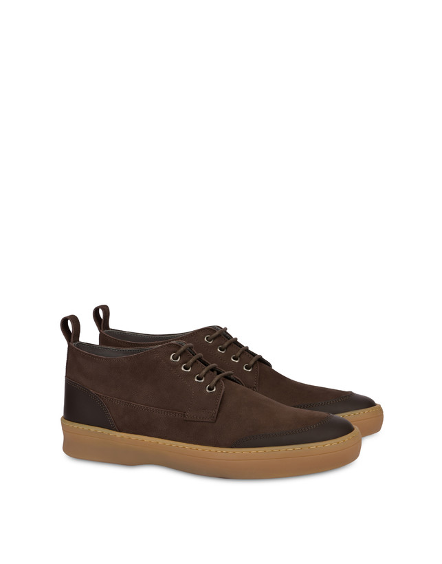 Pollini Derby In Nabuk Idro Hunter T.moro/t.moro Affare Del Giorno