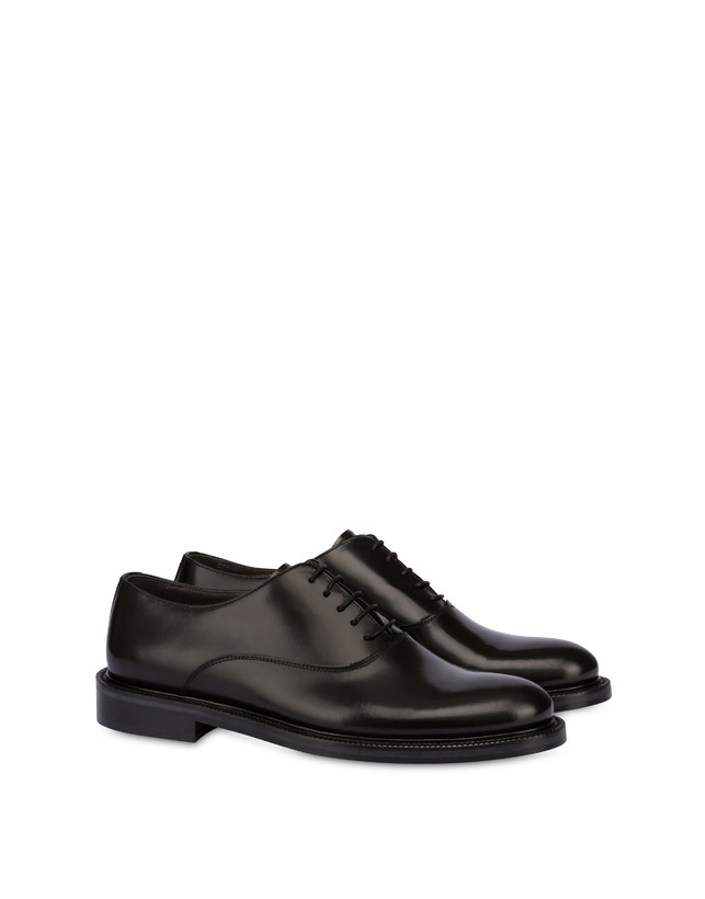 Pollini Oxford In Vitello Abrasivato 1920 Nero Prezzo Ridotto