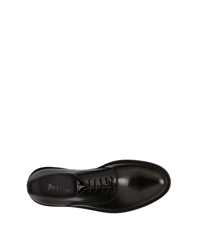 Pollini Oxford In Vitello Abrasivato 1920 Nero Prezzo Ridotto