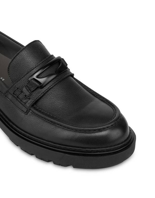 Pollini Mocassini In Vitello Kent Nero Sconto