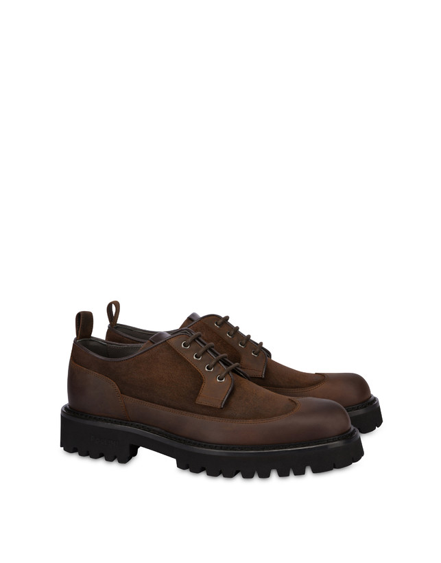 Pollini Derby In Crosta E Vitello Budapest T.moro/cuoio Offerta