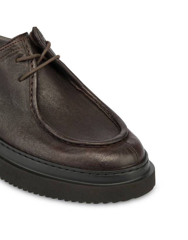 Pollini Derby In Crosta Ingrassata Convy T.moro Outlet