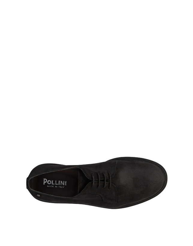 Pollini Derby In Crosta Cerata Gentlemen's Club Nero Saldi