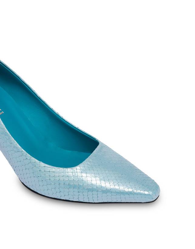 Pollini Décolleté Con Stampa Pitone Iridescente Cote D'azur Pool Saldi Di Fabbrica