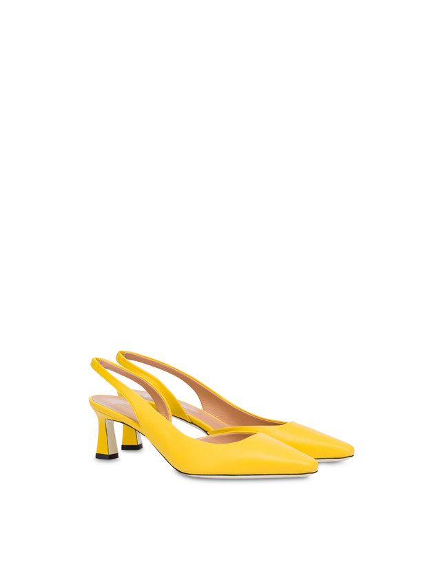 Pollini Slingback In Nappa Cote D'azur Sun In Saldo