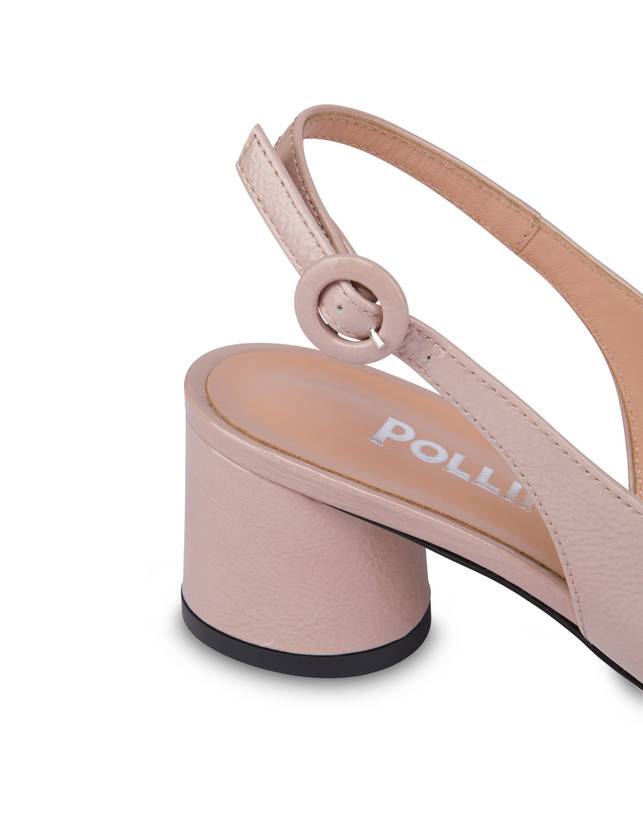 Pollini Slingback In Naplak Corinto Nude Italia