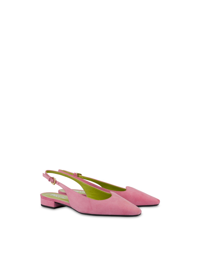 Pollini Ballerina Slingback In Nappa Cote D'azur Peonia 2025