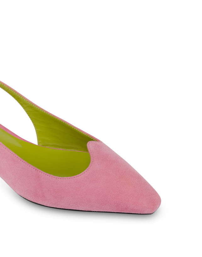 Pollini Ballerina Slingback In Nappa Cote D'azur Peonia 2025