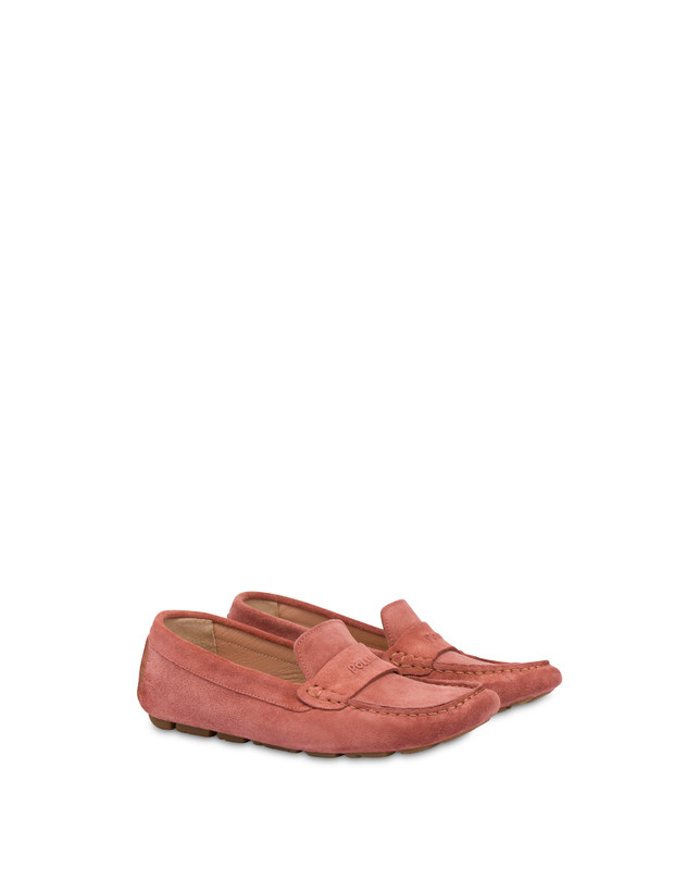 Pollini Mocassini Driver In Crosta Eazy Peonia Negozi Online