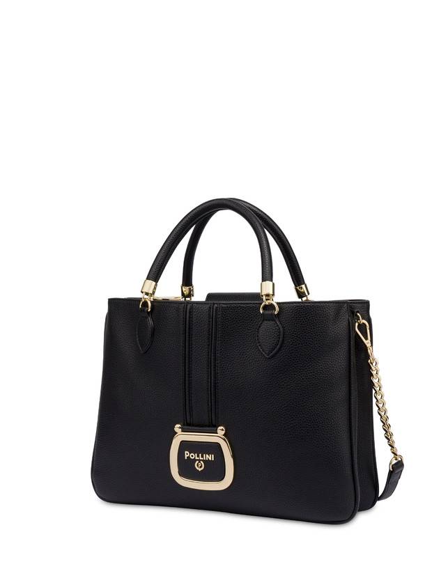 Pollini Borsa Doppio Manico Oasis Nero Promozione Limitata