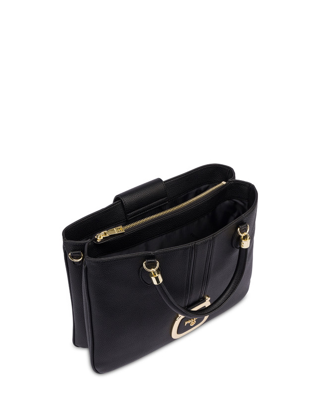 Pollini Borsa Doppio Manico Oasis Nero Promozione Limitata