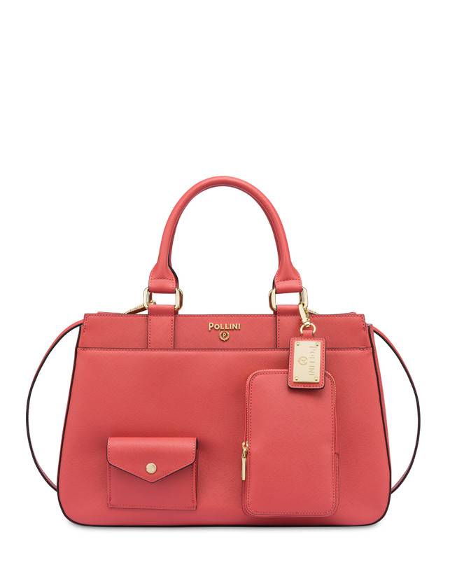 Pollini Borsa Doppio Manico Eclectic Arancio Fino Al -60%