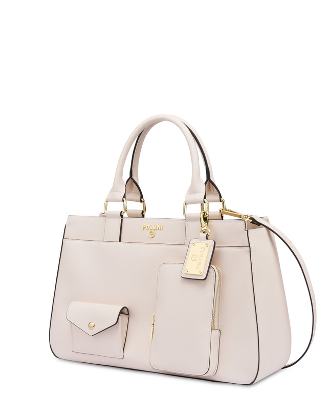 Pollini Borsa Doppio Manico Eclectic Avorio Shopping Online