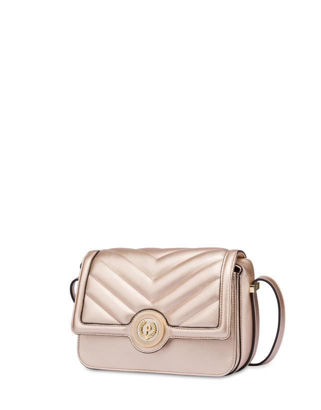 Pollini Borsa A Tracolla Matelassé Sunbeam Rose Gold Vendite Flash