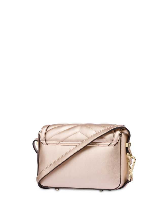 Pollini Borsa A Tracolla Matelassé Sunbeam Rose Gold Vendite Flash