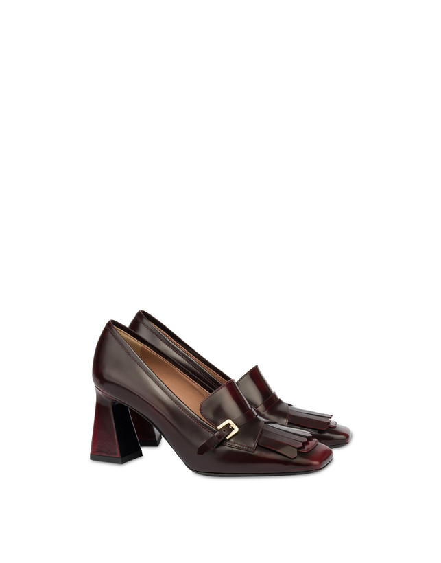 Pollini Décolleté In Vitello Abrasivato Camber Sand Mosto In Saldo