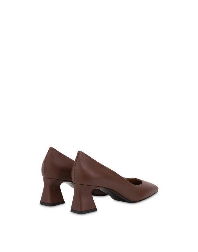 Pollini Décolleté In Vitello Nina Legno Italy