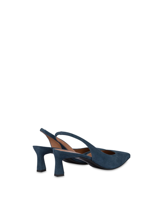 Pollini Slingback In Camoscio Sissi Maestrale Soddisfazione Garantita