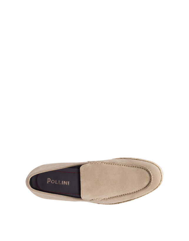 Pollini Slip-on In Crosta B-light Beige Prezzo Ridotto