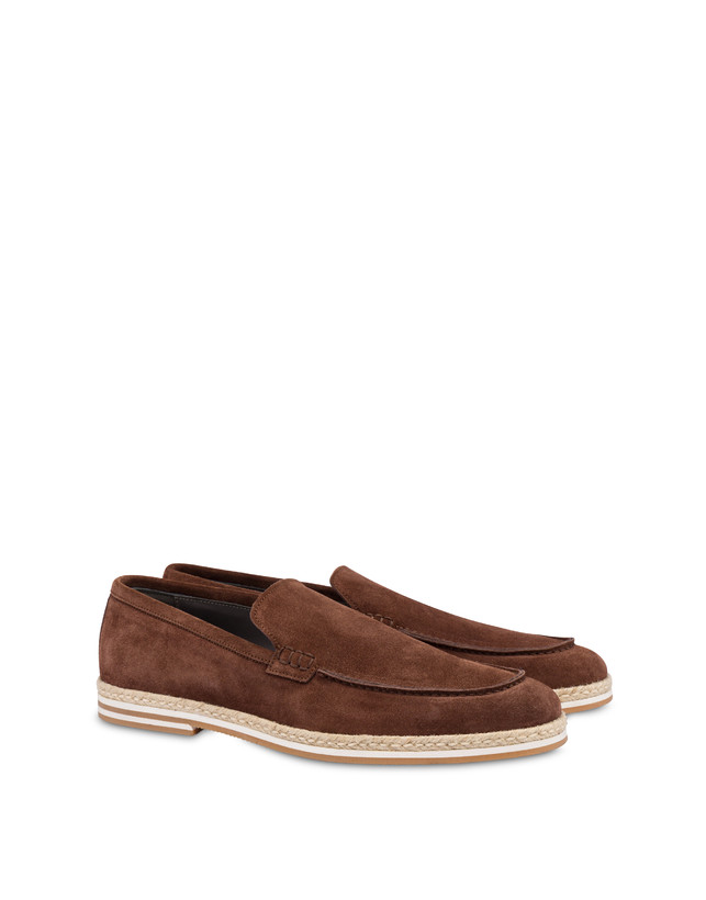 Pollini Slip-on In Crosta B-light Marrone Sottocosto
