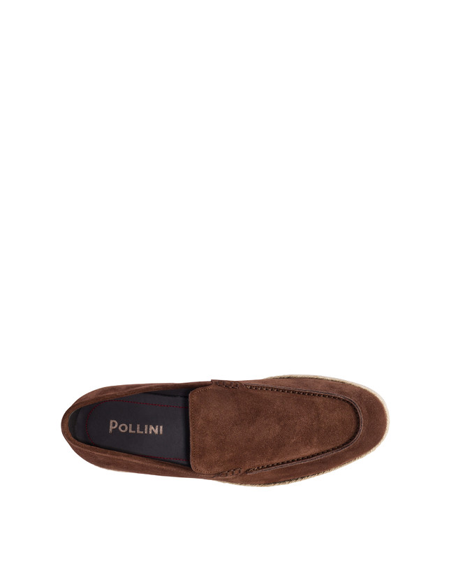Pollini Slip-on In Crosta B-light Marrone Sottocosto
