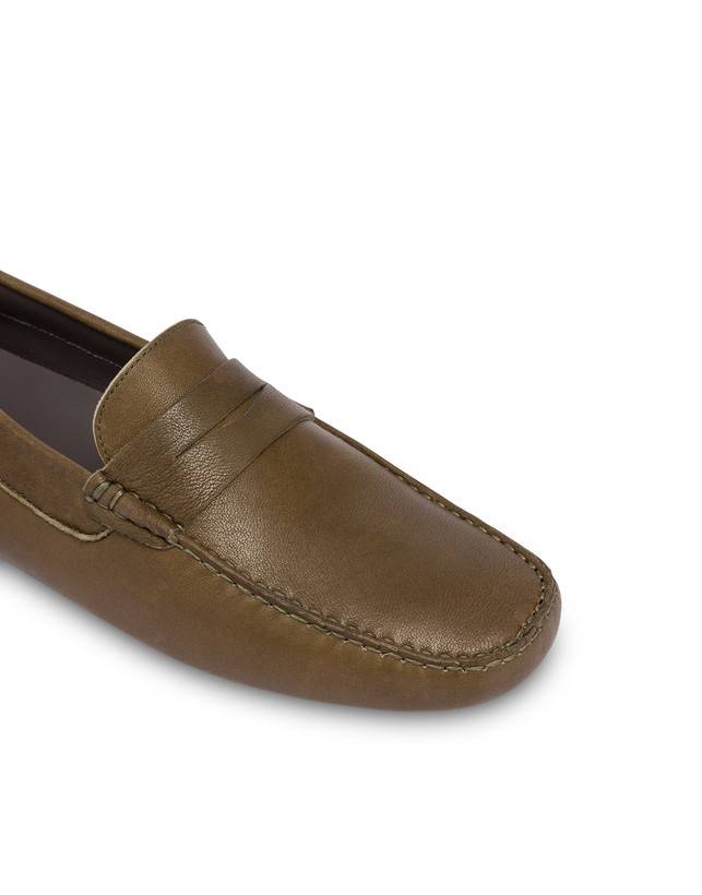 Pollini Mocassini In Nappa Eazy Militare Outlet