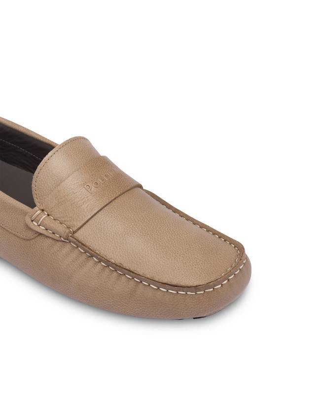 Pollini Mocassini Driver In Vitello Eazy Taupe Hotsell