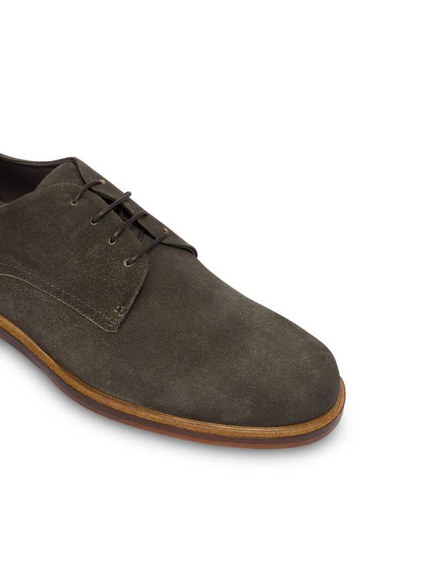 Pollini Derby In Scamosciato Classic Grafite Vendite Flash