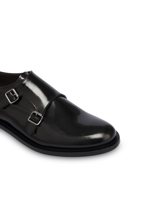Pollini Monk Strap In Vitello 1920 Nero 2025