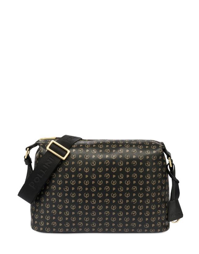 Pollini Borsa A Spalla Heritage Soft Touch Nero/nero Nuovo