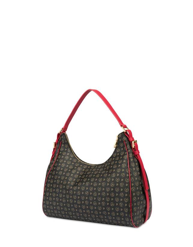 Pollini Hobo Bag Heritage Pvc Nero/lacca Qualità