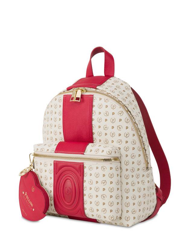 Pollini Zaino Heritage 70th Anniversary Avorio/rosso Qualità Garantita